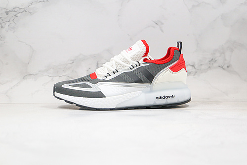 ZX 2K Boost Dark Grey White Red FV2976 SIZE_ 40-45-0807ac40